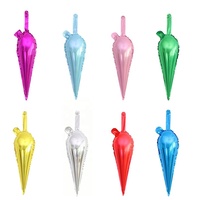 Globos grandes de gota de lluvia al por mayor Globos de estrellas explosivas Globos de papel de aluminio Starburst de 22 pulgadas para decoración de fiesta