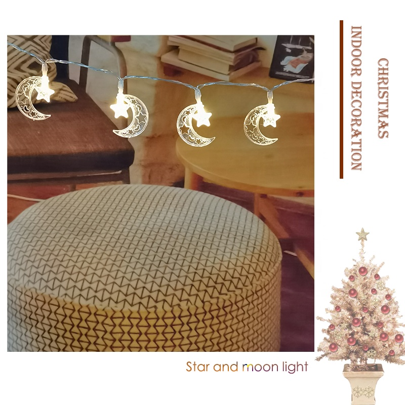 MY05127 Christmas string lights-moon star-Taizhou Deco-Maker Arts and ...