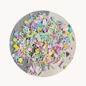 Cortador de Arcilla Polimérica con Forma de Mini Cubos de Hielo Pastel, Sprinkles de Arcilla Blanda para Slime, Manualidades DIY - Product Image 3