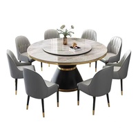 Modernes Großes Esszimmer-Set mit Esstisch für 8 Personen