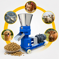 Granulateur à matrice plate pour aliments du bétail, machine à granulés pour volailles, bétail, moutons, chèvres, porcs, usage agricole à petite échelle
