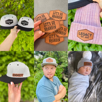 Écussons avec logo personnalisé bonnets en cuir Écusson en cuir Chapeaux de camionneur Custom Make Jeans Marque Étiquette Logo Tag Pour Jeans Écusson en cuir