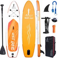 Vente en gros logo personnalisé 10 pieds 6 pieds de longueur, planche de paddle gonflable pour le surf avec siège de kayak
