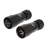 Connecteur Circulaire Étanche IP67 Série Weipu SA20, 5 Broches Mâle-Femelle, 100% Authentique, En Stock pour Alimentation Industrielle