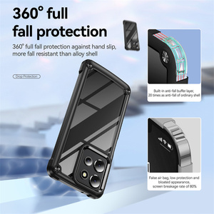 Coque de téléphone colorée antichoc en TPU+PC avec cadre métallique transparent de haute qualité au design sportif pour Moto <span class=keywords><strong>G</strong></span> Stylus 5G 2026 - Product Image 5