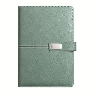 Carnet de notes A5 personnalisable à couverture rigide avec sangle, en similicuir PU, idéal pour l'export. - Product Image 1