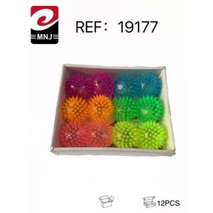 Dog Toy Glittering Spiky Transparent Ball 12Pcs For Pets Playtime Fun - Product Image 3