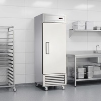 Congélateur vertical commercial à porte pleine, à congélation par le bas, en stock aux États-Unis, pour équipement de restaurant