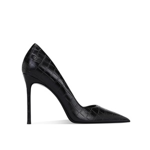 Zapatos de Tacón Alto Elegantes para Mujer, Talla Grande, Diseño Sexy y Delgado, Tacón Fino de Piel de Cocodrilo Vintage - Product Image 5