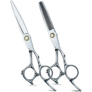 Tijeras de peluquería Inoue Kazuko de 6,0 pulgadas, hoja afilada de acero inoxidable, tijeras planas profesionales con mango largo - Product Image 4