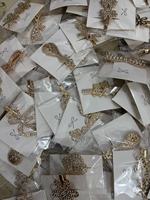 100pcs Per kg Dijual Berdasarkan Berat Aksesoris Rambut Mewah Berkualitas Tinggi Elegan Perhiasan Grosir Campuran dan Acak