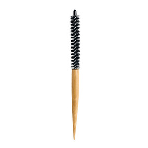 Brosse à <span class=keywords><strong>cheveux</strong></span> ronde en bois antistatique pour femmes, pour coiffer les franges volumineuses, le volume à la racine et pour modeler les coiffures naturelles bouclées des hommes - Product Image 1