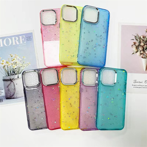 Tốt nhất bán 3 trong 1 TPU PC Combo điện thoại long lanh trường hợp đối với <span class=keywords><strong>iPhone</strong></span> 16 Pro Max trường hợp điện thoại Bìa - Product Image 5