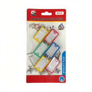 Llaveros De Colores 6Pcs Alta Calidad Para Identificacion Y Organizacion - Product Image 3