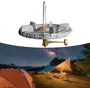 Réchaud de camping avec poignée en acier et tête de four pour la <span class=keywords><strong>randonnée</strong></span> et la cuisson, utilisation en barbecue - Product Image 4