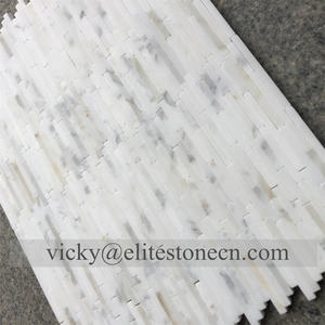 ロングストリップモザイクタイル壁キットKatキッチンシャワーBacksplashバスルームストリップタイル用22*145mm - Product Image 1