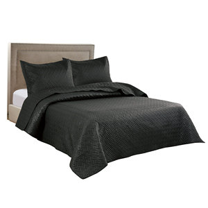 Ensemble de literie en microfibre ultrasonique, couvre-lit de luxe, 100% Polyester - Product Image 2