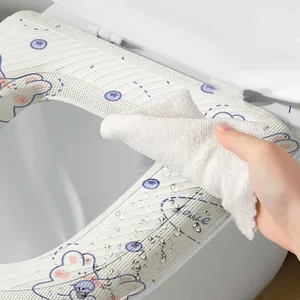 Housse de siège de toilette lavable, coussin moelleux universel pour toutes les saisons, pour usage domestique - Product Image 3