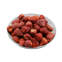 Groothandel Trendy Gefreeze-droogde Aardbeienballetjes Gehele Gedroogde Fruit FD Chips Perfecte Snack voor Bakken Yoghurt; Linyi Shandong