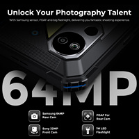 Tableta Robusta Industrial Fossibot DT2 con Certificación IP68/IP69K, Octa Core, Doble SIM, 12GB+256GB, Pantalla de 10.4 Pulgadas, Batería de 22000mAh, Android 13, Reconocimiento Facial