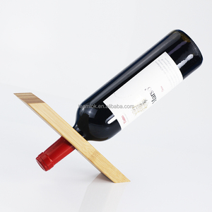 Contador personalizado de fábrica, balanceado, único, vinho, madeira, suporte de garrafa, de bambu, única, <span class=keywords><strong>rack</strong></span> de vinho - Product Image 5