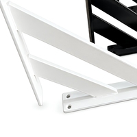 Support mural triangulaire en aluminium pour étagère, cadre de suspension pour armoire
