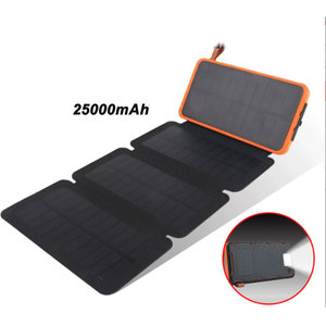 Pieghevole Solare Banca di Potere Del Telefono di Ricarica Veloce Banca di Potere <span class=keywords><strong>Powerbank</strong></span> <span class=keywords><strong>20000</strong></span> Mah - Product Image 1