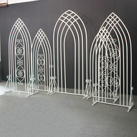 ZHUOOU properti latar belakang pernikahan, latar belakang panggung, dekorasi pernikahan, latar belakang panggung, putih