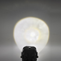 Projecteur LED pour voiture et moto U7 12V 10W 1000LM Super Lumineux Canon Laser Lumière Stroboscopique Phare Angel Eye pour Véhicule Électrique