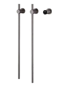 <span class=keywords><strong>Toallero</strong></span> de baño Vertical de 2 barras de Venta caliente oro cepillado con elemento calefactor calentador eléctrico oculto - Product Image 2