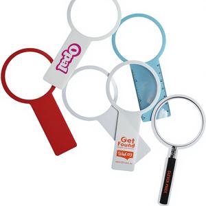 مكبر كتاب صديق للبيئة مقاس 140×70 ملم، مكبر بلاستيكي شفاف من مادة PVC بتكبير 3 أضعاف، أداة قراءة بصرية للترويج - Product Image 1