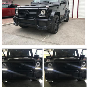 Nuovo Splitter Anteriore con Presa d'Aria e Scarico per <span class=keywords><strong>Classe</strong></span> G W463 G63 Stile <span class=keywords><strong>B</strong></span> Accessori Paraurti Anteriore in PU - Product Image 2