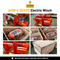 Treuil électrique robuste Allman certifié CE, 500 kg (0,5 tonne), avec câble métallique de 60 mètres, 415 V, pour usage industriel