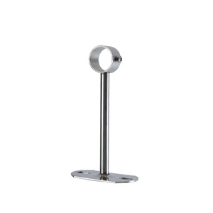 Soporte de Acero Inoxidable Sólido para Colgar Ropa en el Balcón, Base para Montar en la Parte Superior de la Barra - Product Image 1