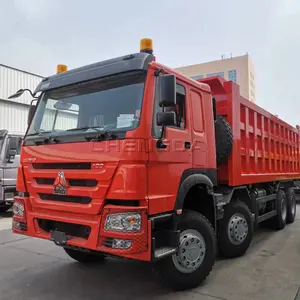 नई उत्पाद Sinotruck Howo 8x4 400Hp 50 टन डंप ट्रकों के लिए बिक्री में नामीबिया