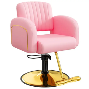 Chaises de salon roses, meubles de salon, chaise de coiffure, chaise de coiffeur pour <span class=keywords><strong>femme</strong></span>, <span class=keywords><strong>coupe</strong></span> de <span class=keywords><strong>cheveux</strong></span> - Product Image 2