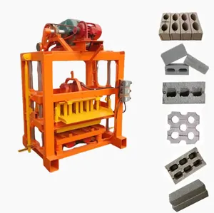 Máquina de fabricación de ladrillos manual Maquinaria para hacer bloques de diseño Máquina manual para hacer bloques huecos