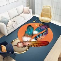 Modern klasik 3D dikdörtgen gri ton Polyester halı kaymaz gürültü azaltma yıkanabilir orta kazık 1.2cm kalın ev oturma