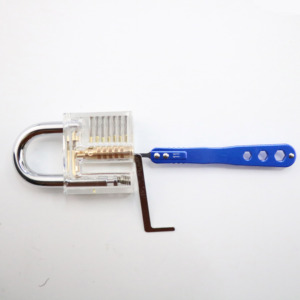 Serruriers débutant trois serrures de pratique transparentes et carte de crédit 19 pièces ensemble d'outils de sélection de verrouillage - Product Image 3