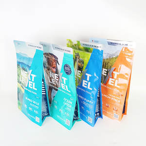 Sacs d'emballage pour aliments pour chiens imprimés sur mesure OEM gratuits 500g, 1kg, 2,5kg, 10kg et 15kg Fond plat Zip lock Stand Up Pouch - Product Image 2