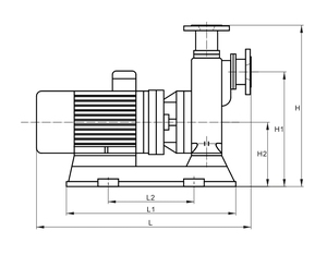 SUOU <b>PUMP</b> ZW High Corrosion Resistant Vertical Self-priming Cast Iron <b>Pump</b> for Sewage and Wastewater - Product Image 5