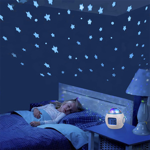 Máy Chiếu Ánh Sáng Ban Đêm Cho Trẻ Em Máy Chiếu Chiếu Led Kỹ Thuật Số Hình Bầu Trời Sao Nhạc Đồng Hồ Báo Thức Có Lịch - Product Image 5