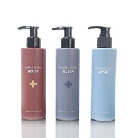 Botella de Plástico Cilíndrica para Cosméticos, con Bomba Pulverizadora, para Lociones y Champús, 100ml, 150ml, 200ml, 250ml