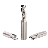 Fraise à queue en carbure de diamant Bushwalk, revêtement TiCN, 65HRC, outils de fraisage PCD, fraises CNC, OEM/ODM, pour bois dur, carton, 12,7 mm