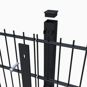 Clôture à <span class=keywords><strong>double</strong></span> <span class=keywords><strong>fil</strong></span> 868 avec cadre <span class=keywords><strong>rigide</strong></span> à <span class=keywords><strong>double</strong></span> tranchant en acier au carbone et poteaux pour la ferme - Product Image 1