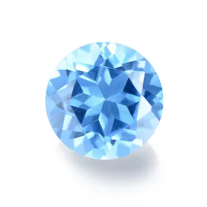 斯里兰卡 #109 合成蓝色海蓝宝石宝石合成尖晶石宝石价格每克拉