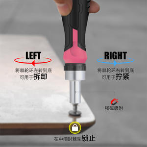 Manija de destornillador Xi Meng de 155 mm con textura antideslizante, acero al cromo vanadio, punta plana, herramienta individual para bricolaje - Product Image 3