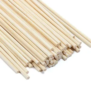 solid bamboo pole 4mm diameter 90cm long Crafting Bamboo Strips for DIY for bamboo products