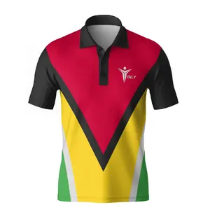 Camisetas polo de golfe finas de secagem rápida para homens com desenho personalizado