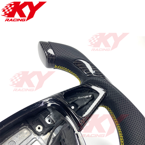 F1-Style Carbon Fiber Custom Steering <b>Wheel</b> for Mercedes-Benz W205 W222 GLS E63 GLA45 GLC43 C43 C63 S GT S65 SL550 AMG 2014-2018 - Product Image 2